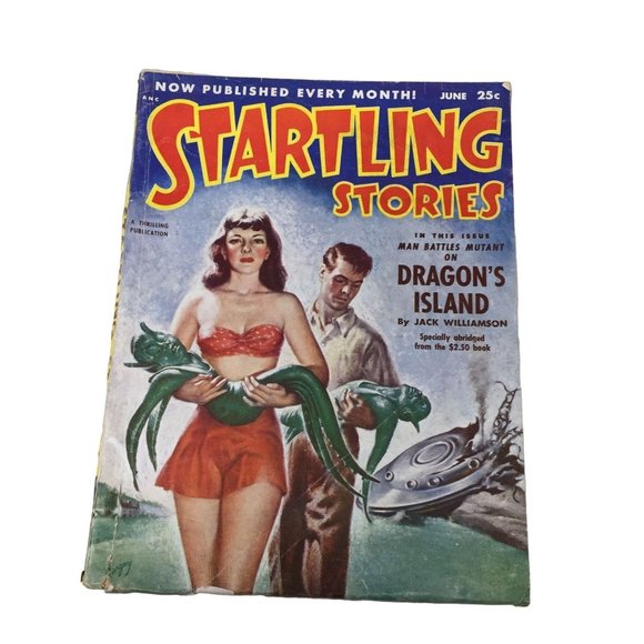 Startling Stories June 1952 Vintage Pulp Magazine - Picture 1 of 12